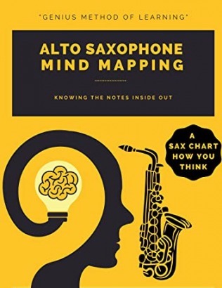 Alto Saxophone Mind Mapping: A Sax Fingering Chart How You Think (How to Play Easy Alto Sax Book 2)